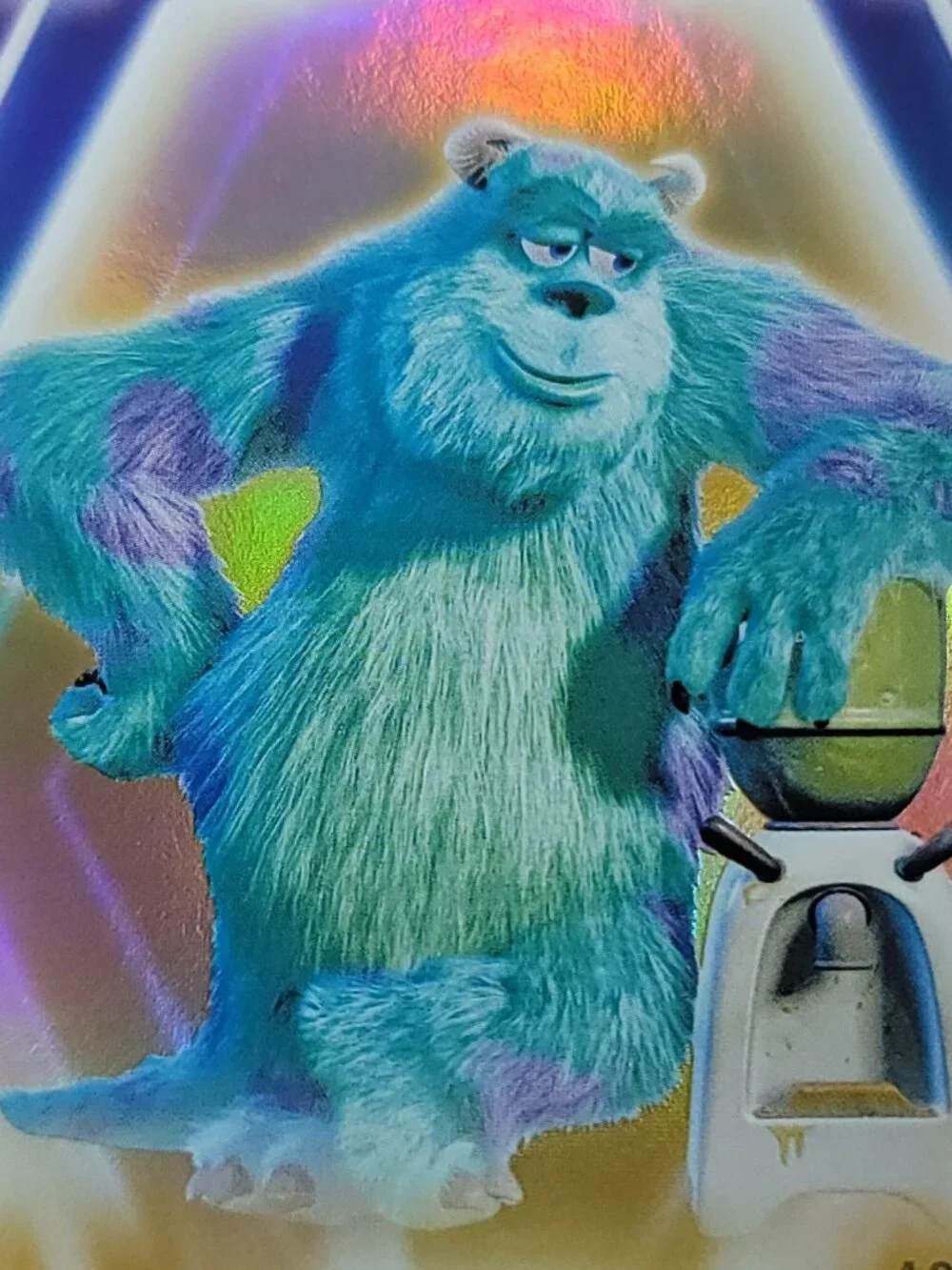 Sulley Topps 2026 Disney Neon Gold Holo Parallel Limited 43/50 - Picture 3 of 4
